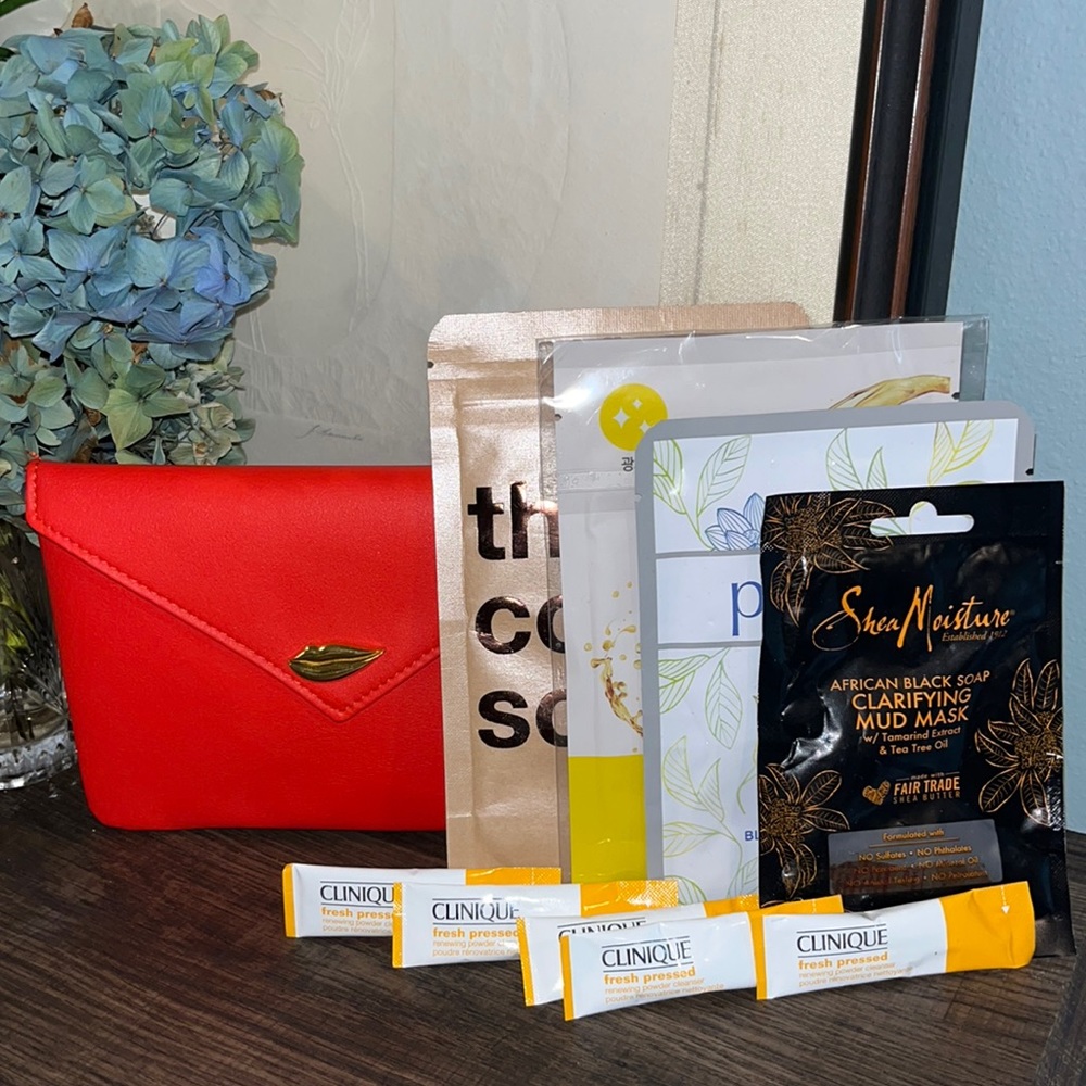 Spa Grab Bag,Shea Moisture Mask, Clinique Fresh Pressed, the Coffee Scrub & More